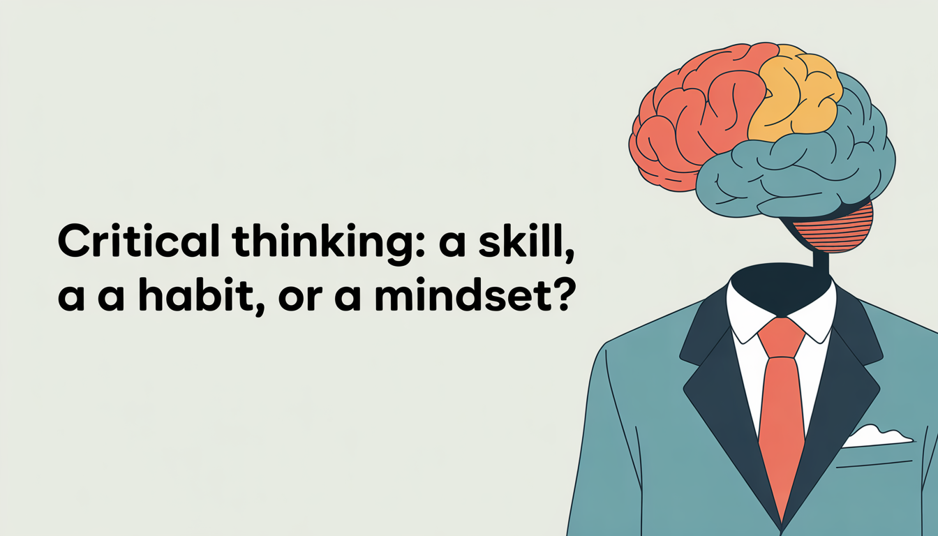 Critical Thinking: A Skill, a Habit, or a Mindset?