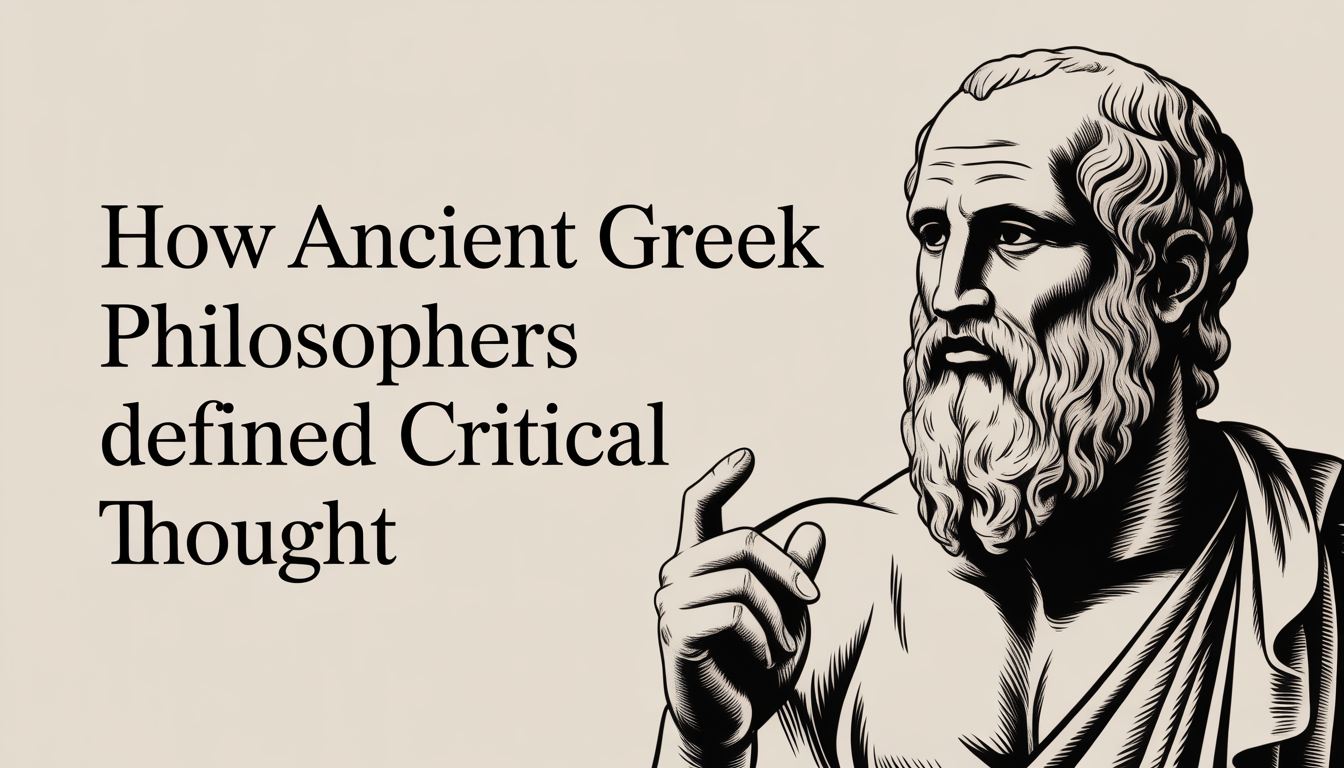 How Ancient Greek Philosophers Defined Critical Thought