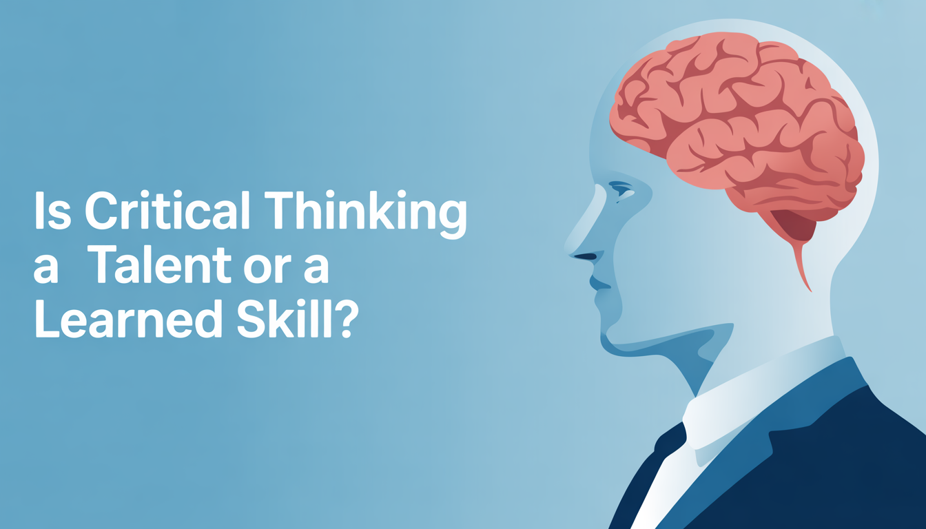Is Critical Thinking a Talent or a Learned Skill?