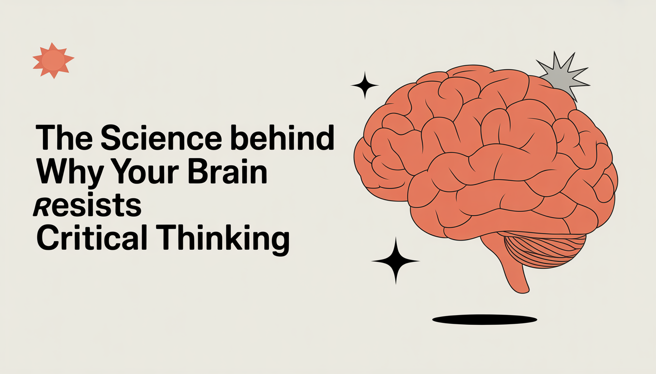 The Science Behind Why Your Brain Resists Critical Thinking