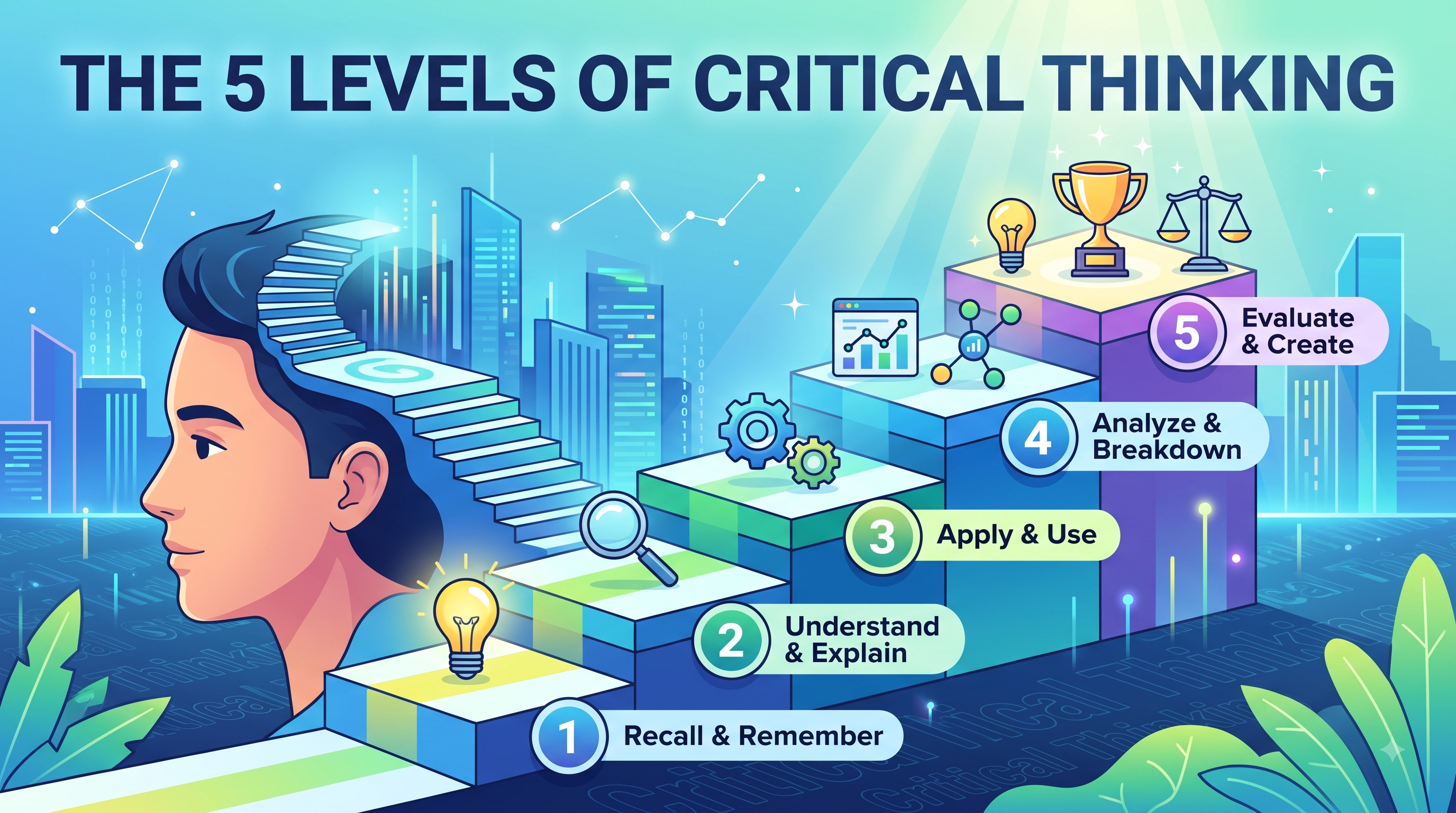The 5 Levels of Critical Thinking Mastery Explained