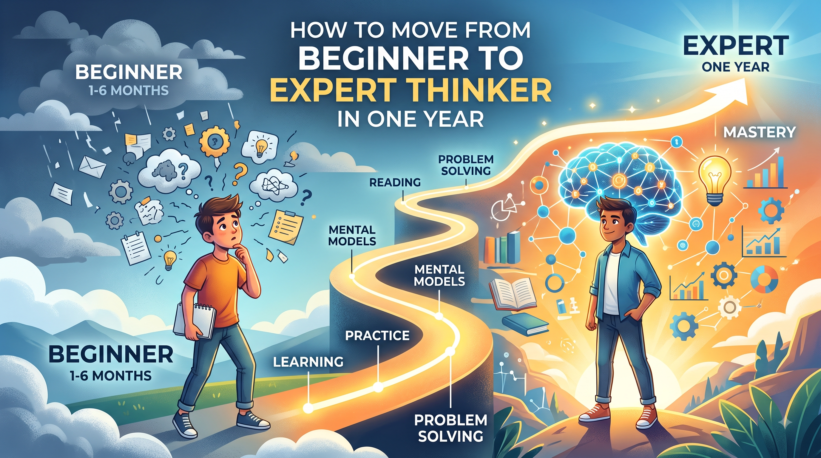 How to Move from Beginner to Expert Thinker in One Year