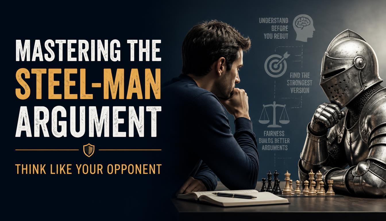  Mastering the Steel-Man Argument Think Like Your Opponent