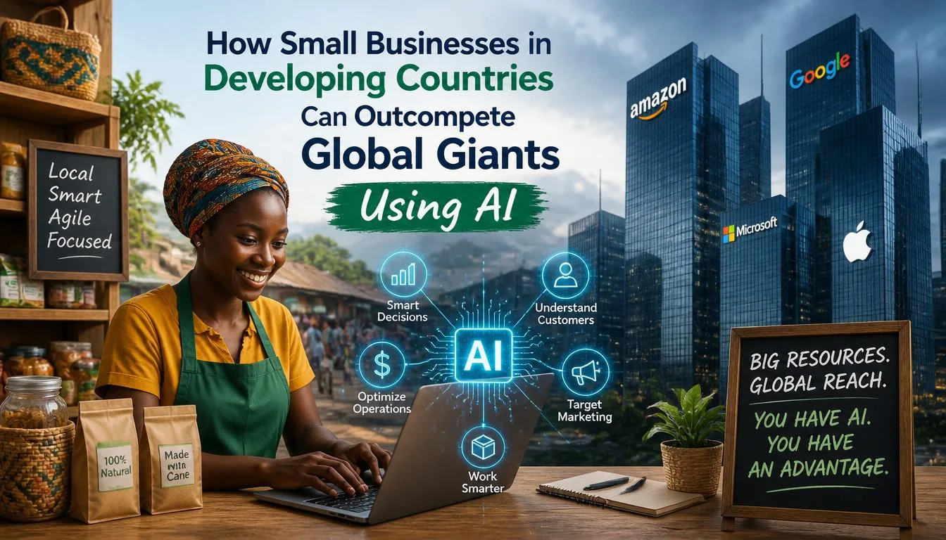 How Small Businesses in Developing Countries Can Outcompete Global Giants Using AI
