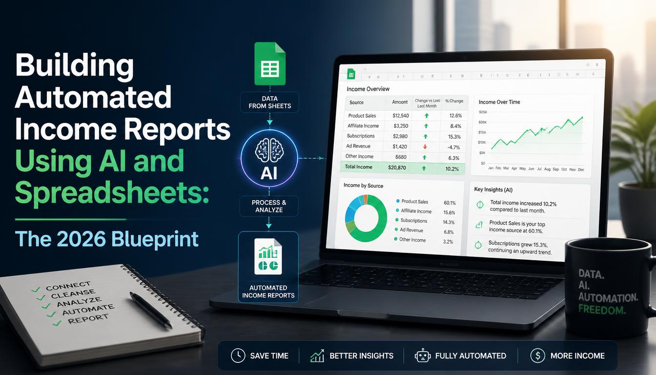Building Automated Income Reports Using AI and Spreadsheets: The 2026 Blueprint