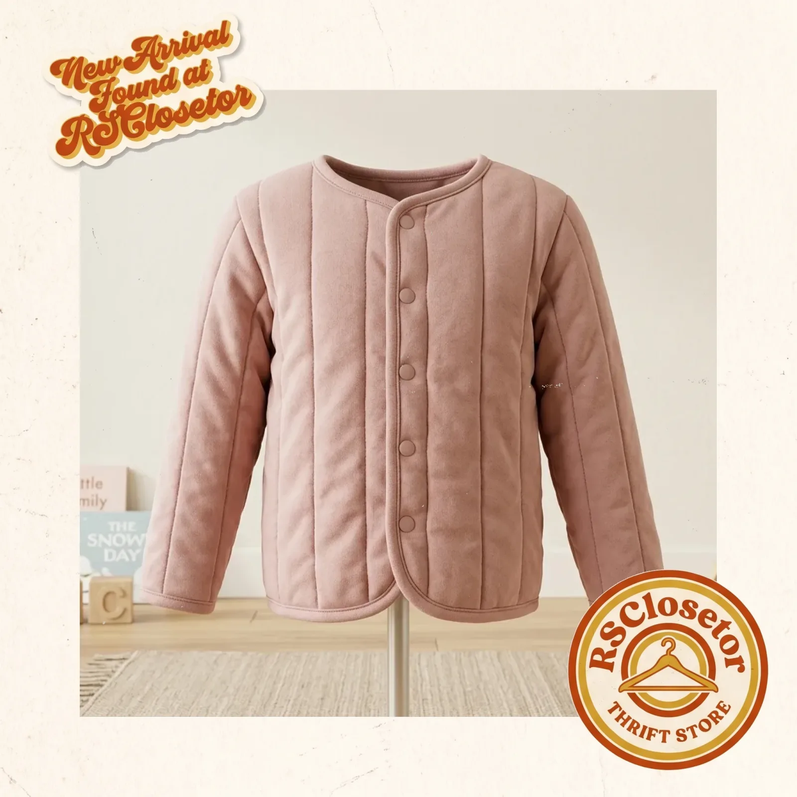 Cozy Quilted Snap-Button Cardigan