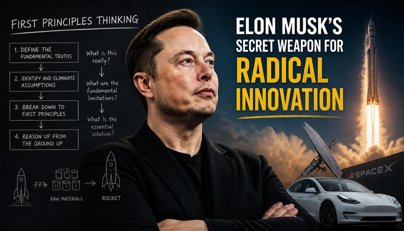 First Principles Thinking: Elon Musk's Secret Weapon for Radical Innovation