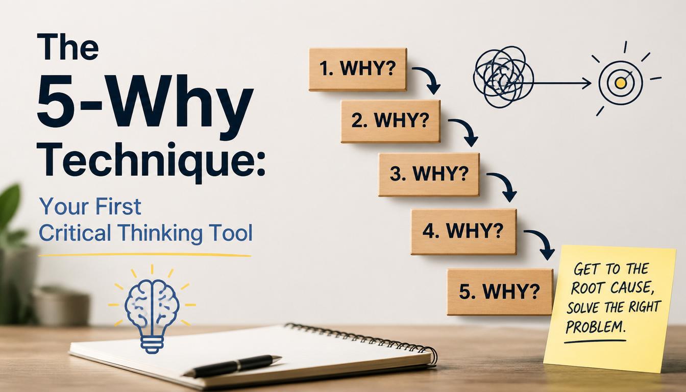 The 5-Why Technique: Your First Critical Thinking Tool