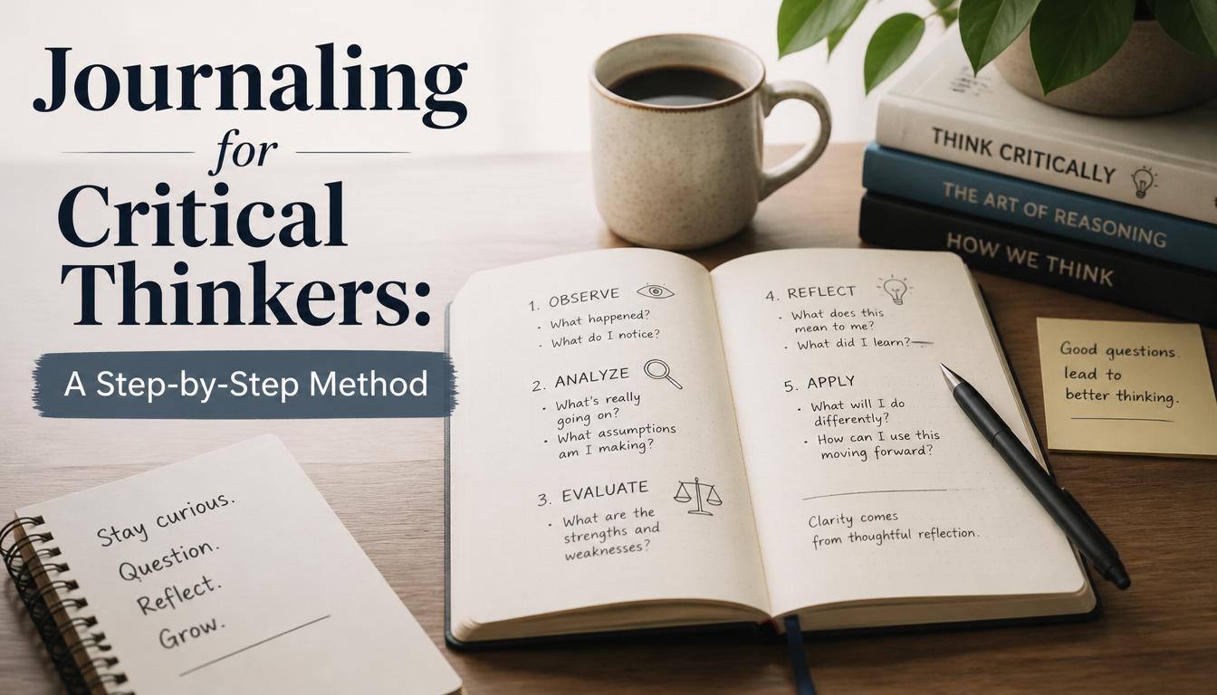 Journaling for Critical Thinkers: A Step-by-Step Method