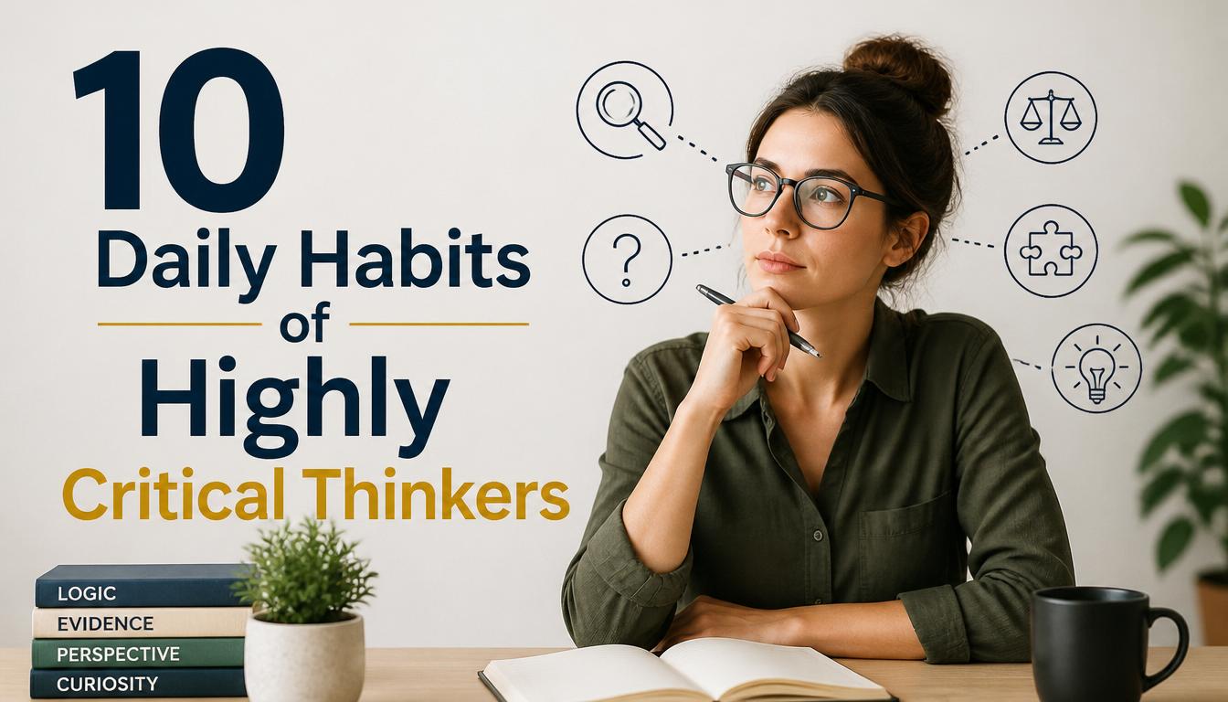 10 Daily Habits of Highly Critical Thinkers