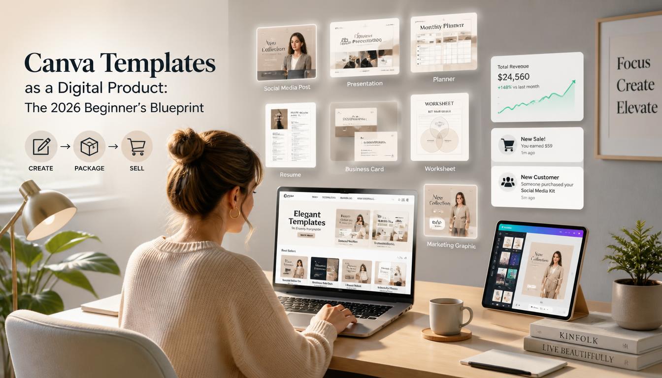 Canva Templates as a Digital Product: The 2026 Beginner's Blueprint
