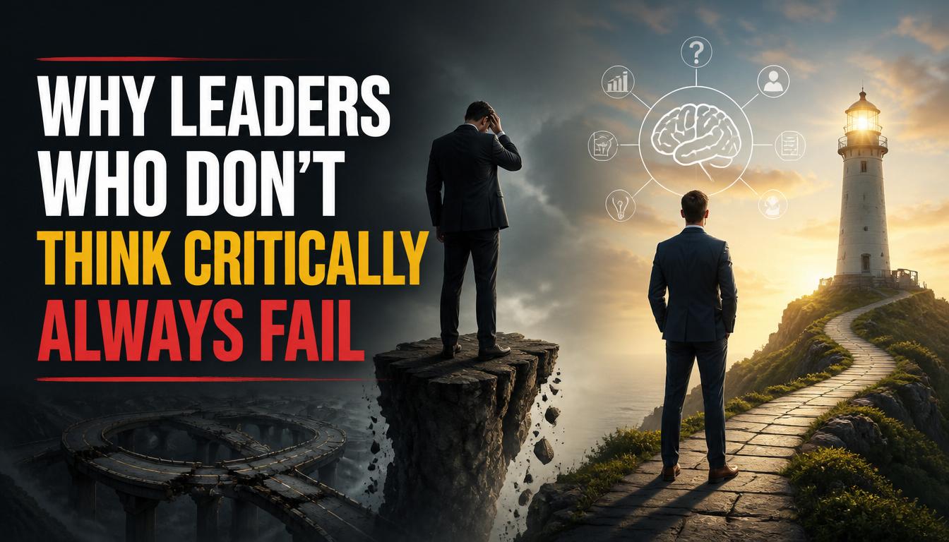 Why Leaders Who Don't Think Critically Always Fail