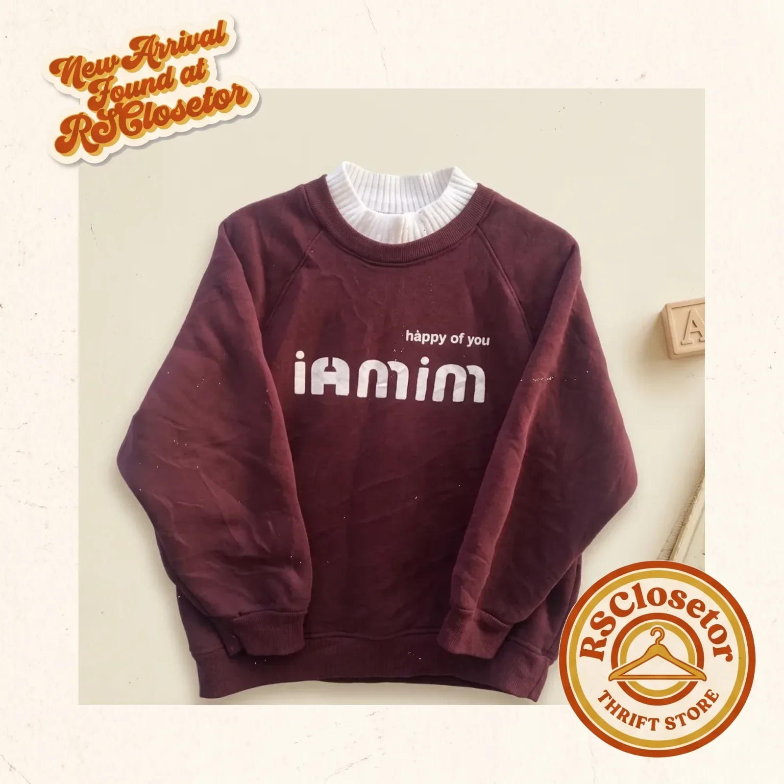 Autumn Hearth Two-Piece Effect Crewneck