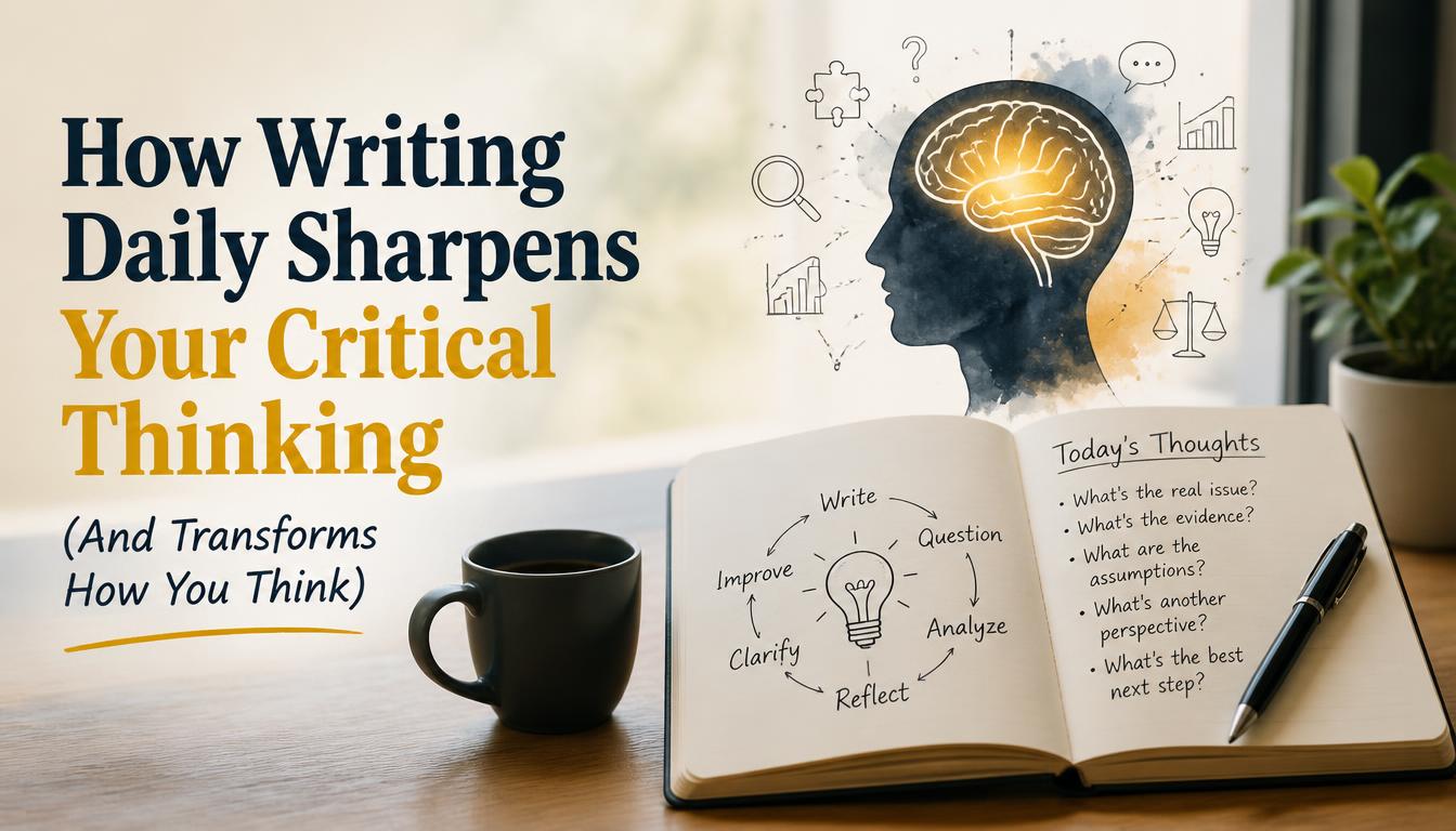 How Writing Daily Sharpens Your Critical Thinking (And Transforms How You Think)