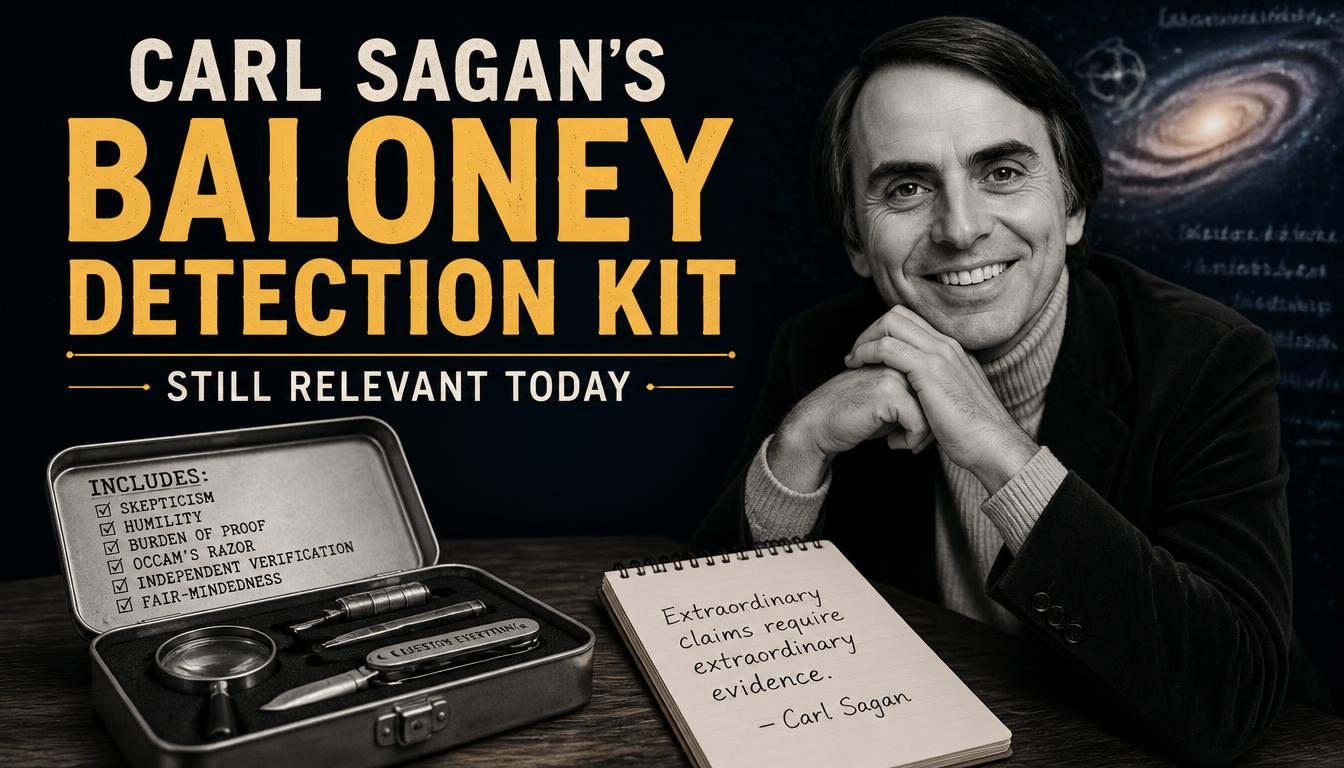Carl Sagan's Baloney Detection Kit: Still Relevant Today