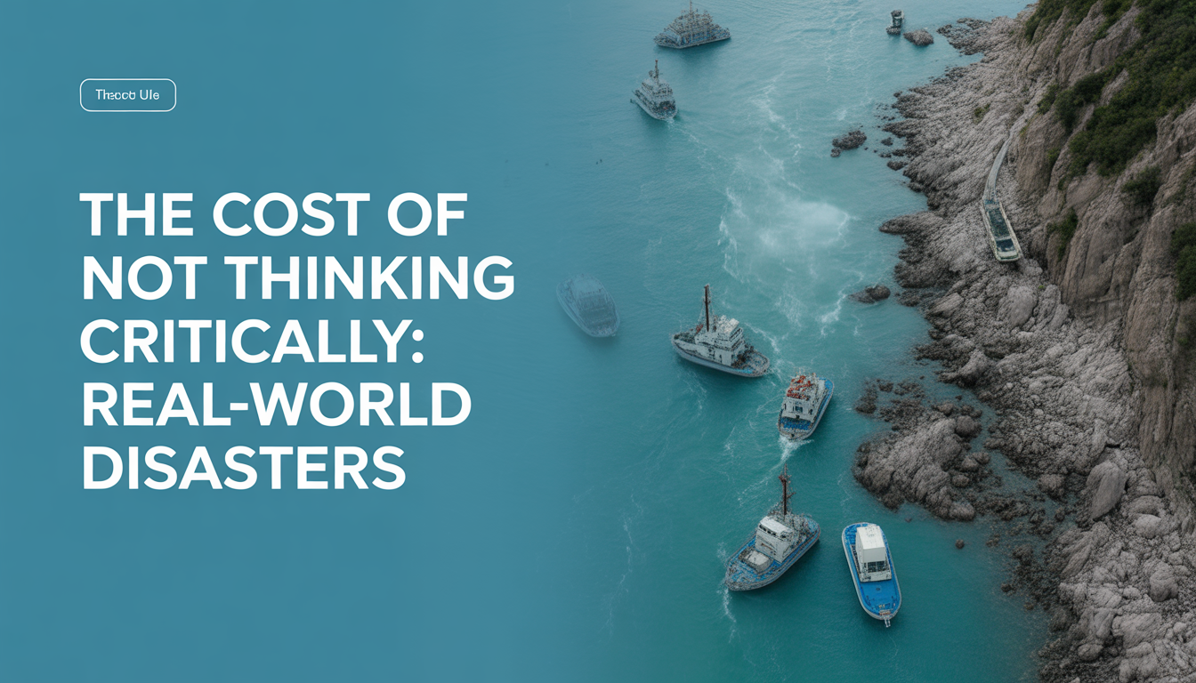 The Cost of Not Thinking Critically: Real-World Disasters