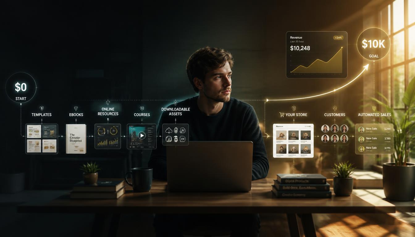 Case Study: The Exact Blueprint Creators Used to Scale from $0 to $10K with Digital Products