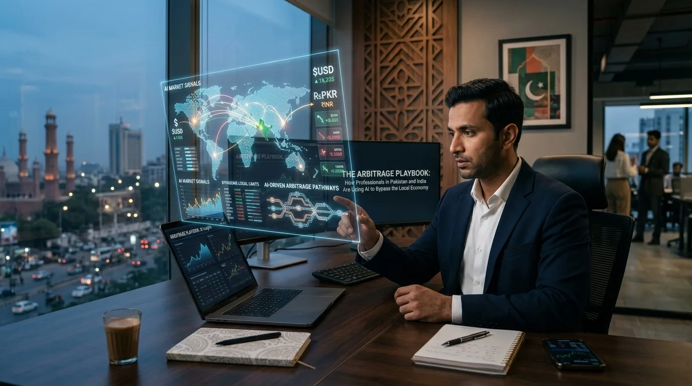 The Arbitrage Playbook: How Professionals in Pakistan and India Are Using AI to Bypass the Local Economy