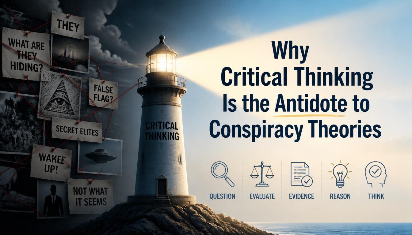 Why Critical Thinking Is the Antidote to Conspiracy Theories