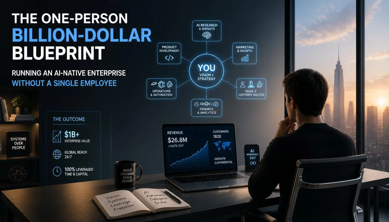 The One-Person Billion-Dollar Blueprint: Running an AI-Native Enterprise Without a Single Employee