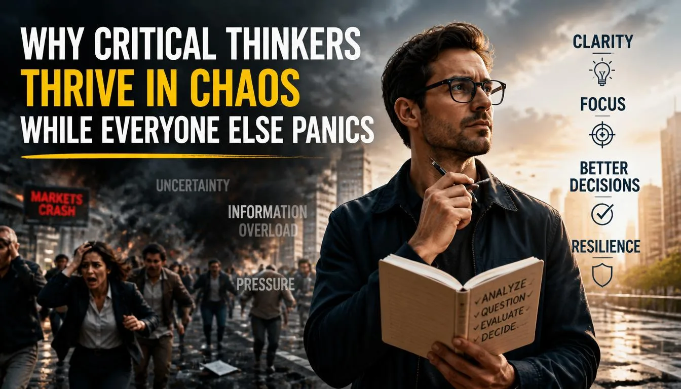 Why Critical Thinkers Thrive in Chaos While Everyone Else Panics