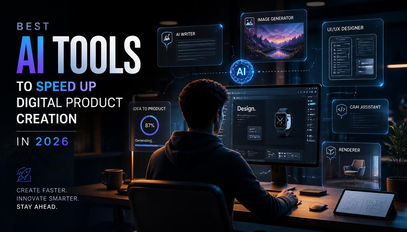 Best AI Tools to Speed Up Digital Product Creation in 2026